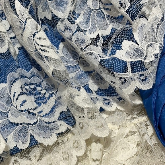 Handmade Vintage Costume Floral Lace Dress - Picture 13 of 15